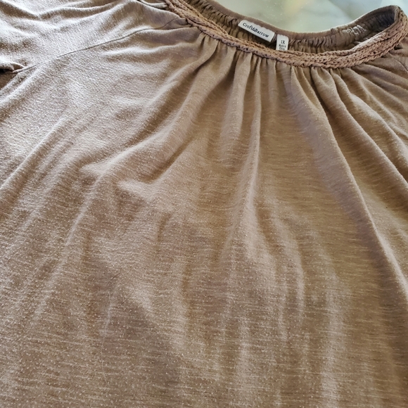 Croft & Barrow T-Shirt with braided neckline size 1X - Picture 10 of 12